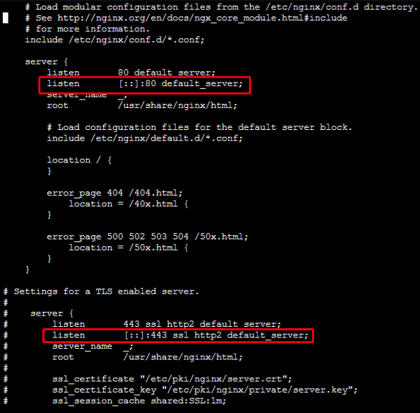 Nginx 配置文件